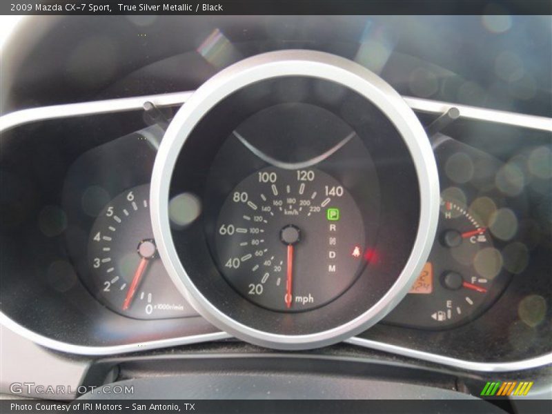True Silver Metallic / Black 2009 Mazda CX-7 Sport