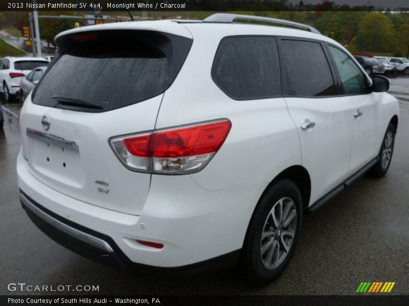 Moonlight White / Charcoal 2013 Nissan Pathfinder SV 4x4
