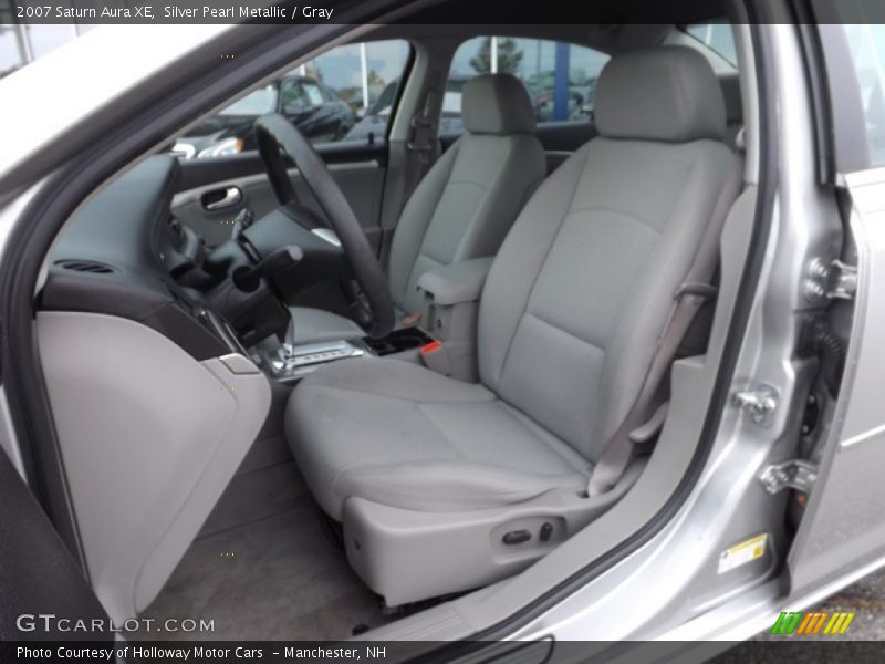 Silver Pearl Metallic / Gray 2007 Saturn Aura XE
