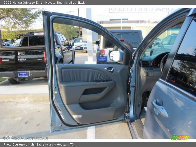 Havasu Blue Metallic / Black 2006 Honda Odyssey EX-L