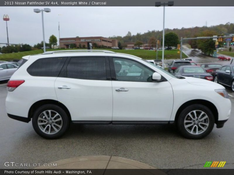 Moonlight White / Charcoal 2013 Nissan Pathfinder SV 4x4