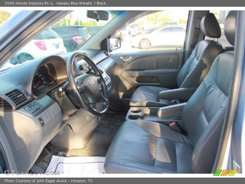 Havasu Blue Metallic / Black 2006 Honda Odyssey EX-L