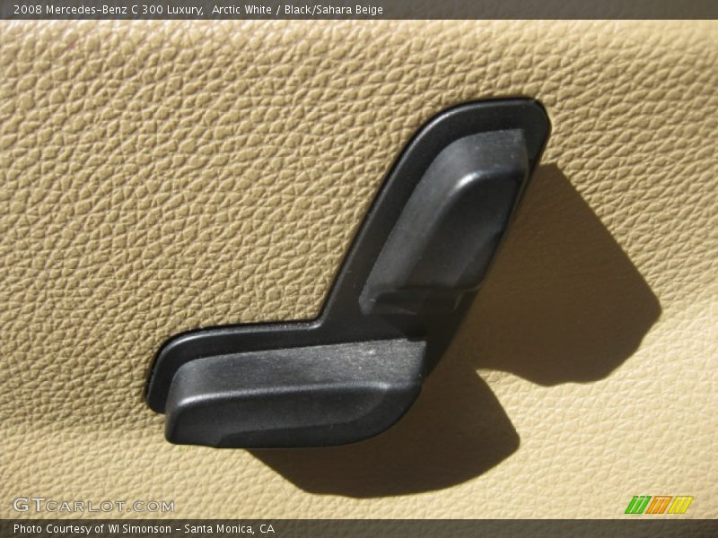 Arctic White / Black/Sahara Beige 2008 Mercedes-Benz C 300 Luxury