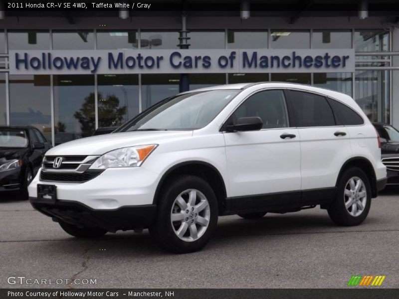 Taffeta White / Gray 2011 Honda CR-V SE 4WD