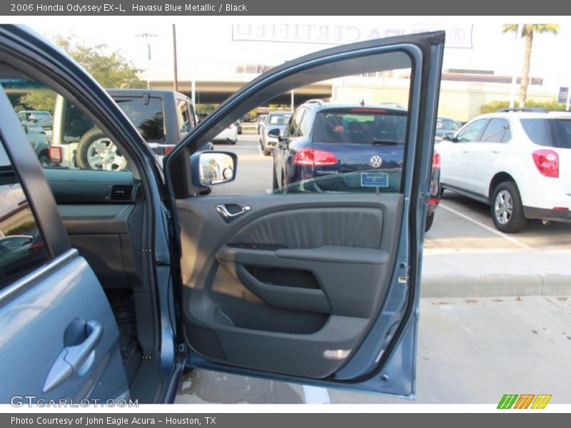 Havasu Blue Metallic / Black 2006 Honda Odyssey EX-L