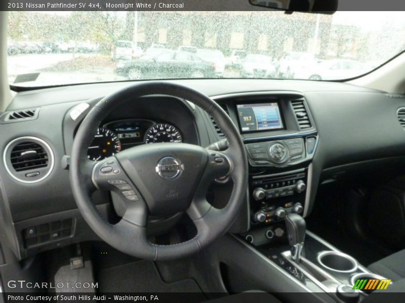 Moonlight White / Charcoal 2013 Nissan Pathfinder SV 4x4
