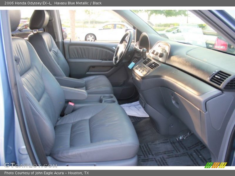 Havasu Blue Metallic / Black 2006 Honda Odyssey EX-L