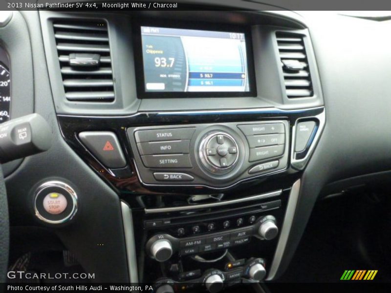 Moonlight White / Charcoal 2013 Nissan Pathfinder SV 4x4