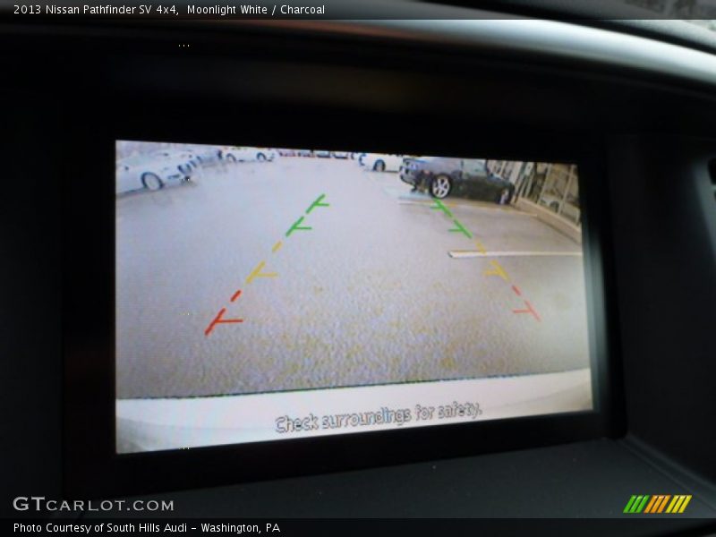 Moonlight White / Charcoal 2013 Nissan Pathfinder SV 4x4