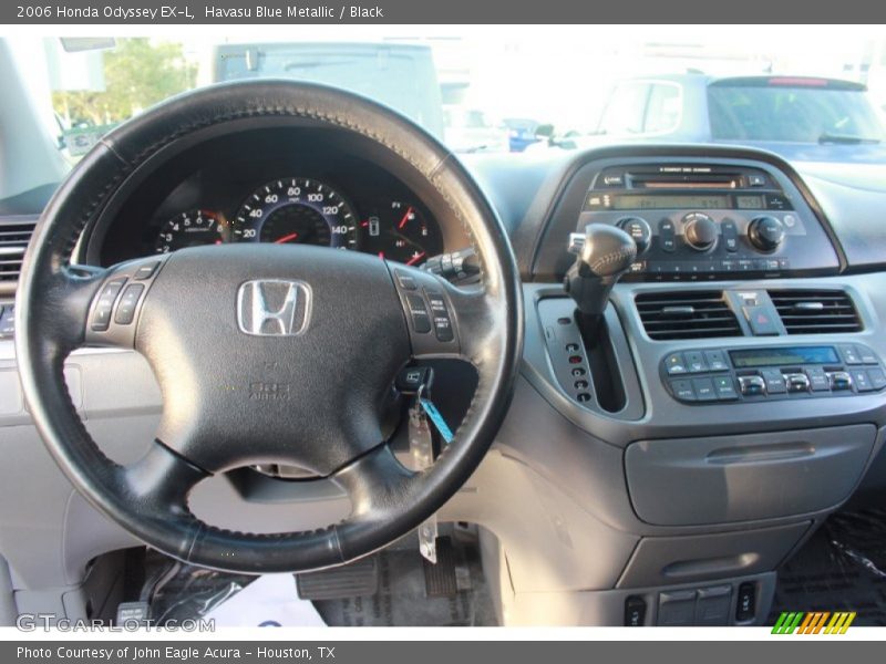 Havasu Blue Metallic / Black 2006 Honda Odyssey EX-L