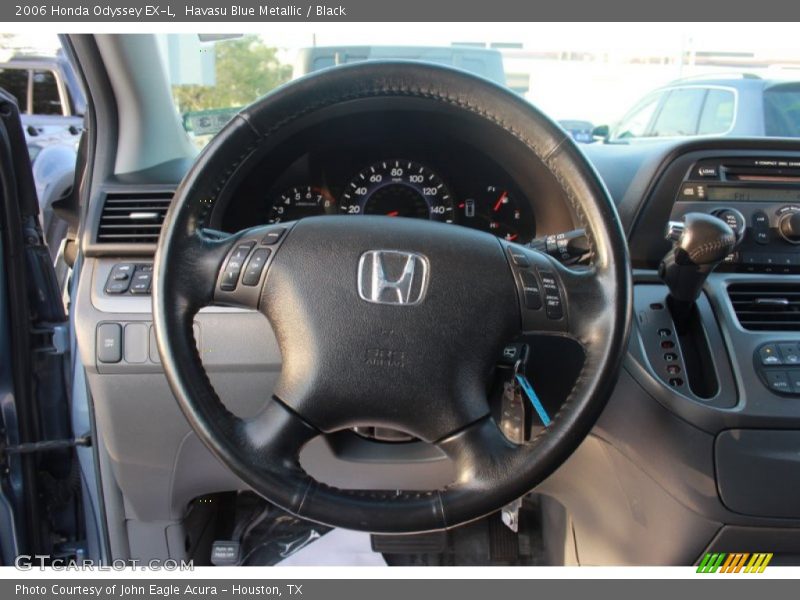 Havasu Blue Metallic / Black 2006 Honda Odyssey EX-L