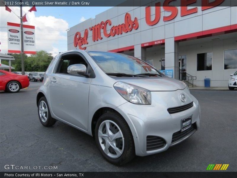 Classic Silver Metallic / Dark Gray 2012 Scion iQ