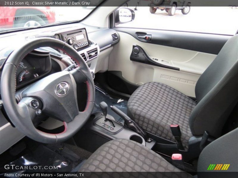  2012 iQ  Dark Gray Interior