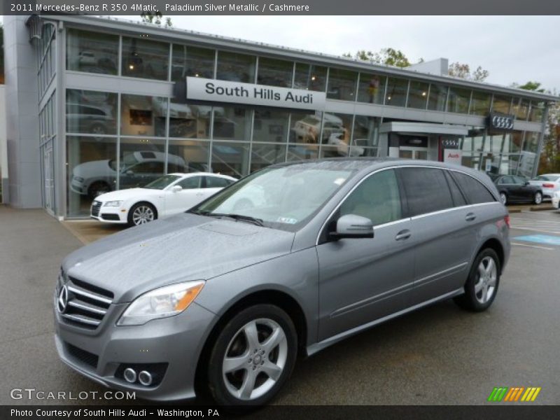 Paladium Silver Metallic / Cashmere 2011 Mercedes-Benz R 350 4Matic