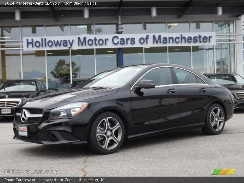 Night Black / Beige 2014 Mercedes-Benz CLA 250
