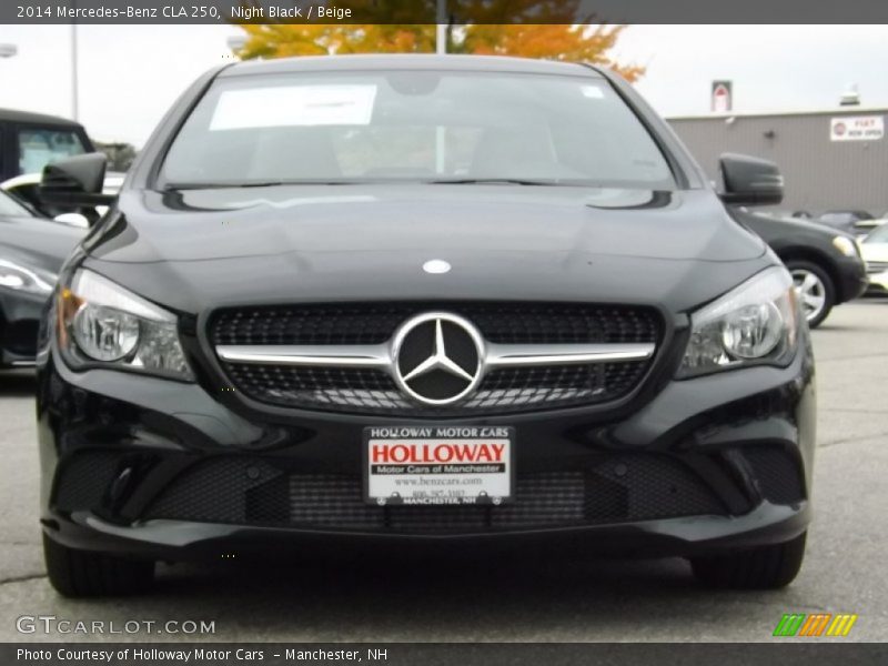 Night Black / Beige 2014 Mercedes-Benz CLA 250