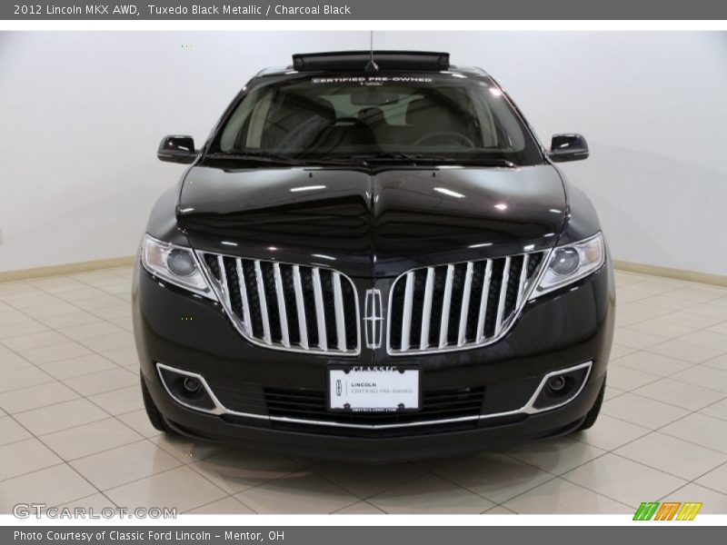 Tuxedo Black Metallic / Charcoal Black 2012 Lincoln MKX AWD