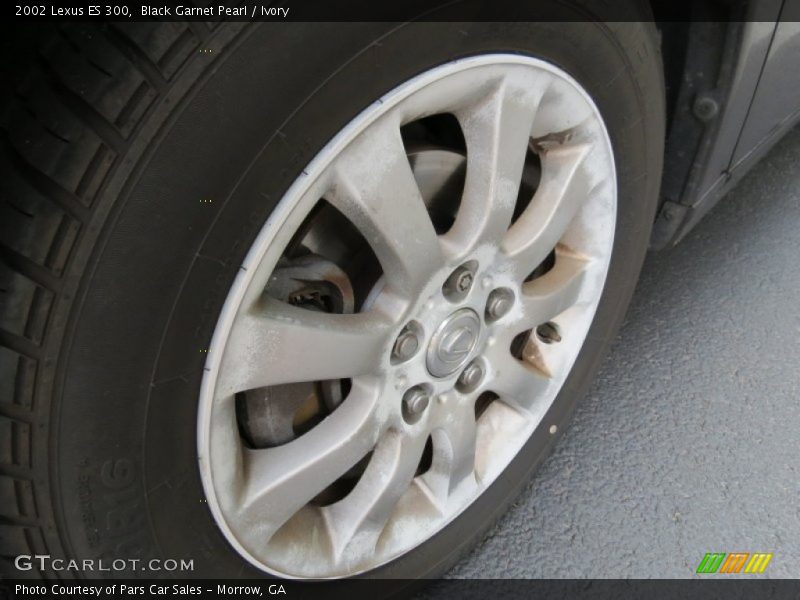 Black Garnet Pearl / Ivory 2002 Lexus ES 300