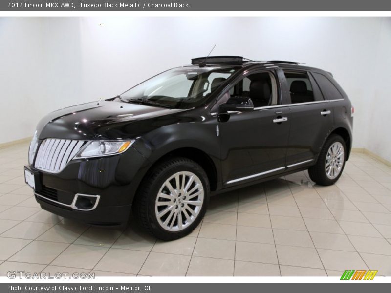 Tuxedo Black Metallic / Charcoal Black 2012 Lincoln MKX AWD