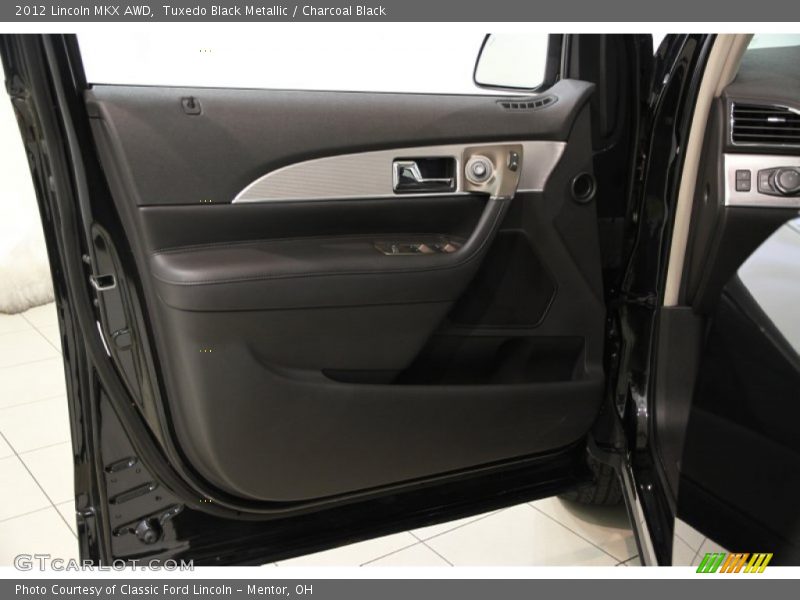 Tuxedo Black Metallic / Charcoal Black 2012 Lincoln MKX AWD