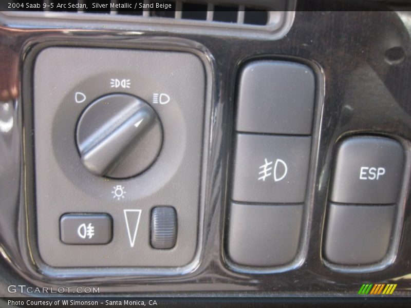 Silver Metallic / Sand Beige 2004 Saab 9-5 Arc Sedan