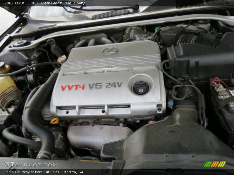 Black Garnet Pearl / Ivory 2002 Lexus ES 300