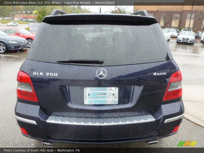 Capri Blue Metallic / Almond/Black 2010 Mercedes-Benz GLK 350 4Matic