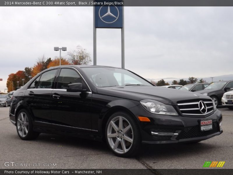 Black / Sahara Beige/Black 2014 Mercedes-Benz C 300 4Matic Sport