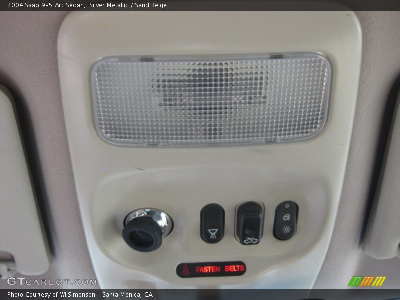 Silver Metallic / Sand Beige 2004 Saab 9-5 Arc Sedan