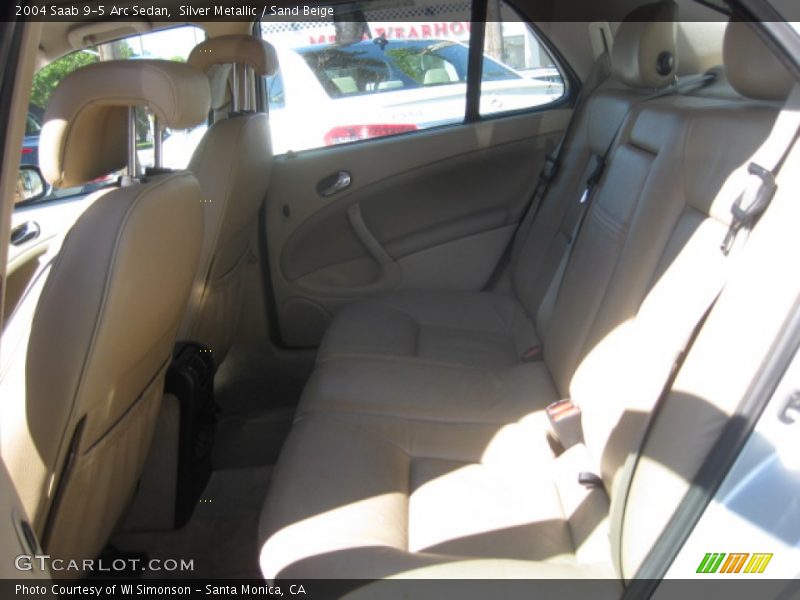Silver Metallic / Sand Beige 2004 Saab 9-5 Arc Sedan