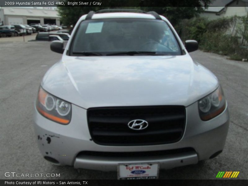 Bright Silver / Gray 2009 Hyundai Santa Fe GLS 4WD