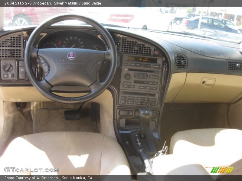 Silver Metallic / Sand Beige 2004 Saab 9-5 Arc Sedan