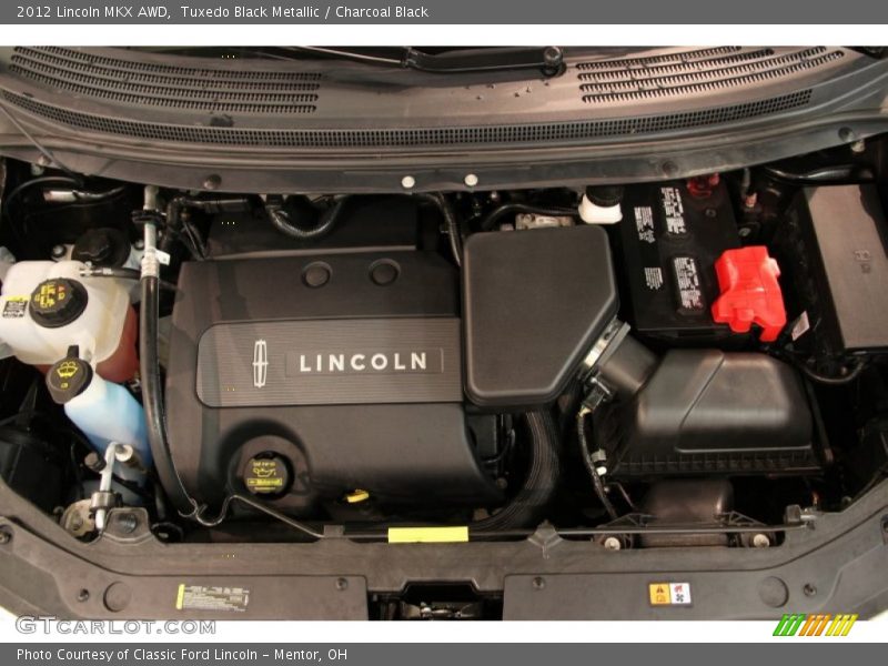 Tuxedo Black Metallic / Charcoal Black 2012 Lincoln MKX AWD
