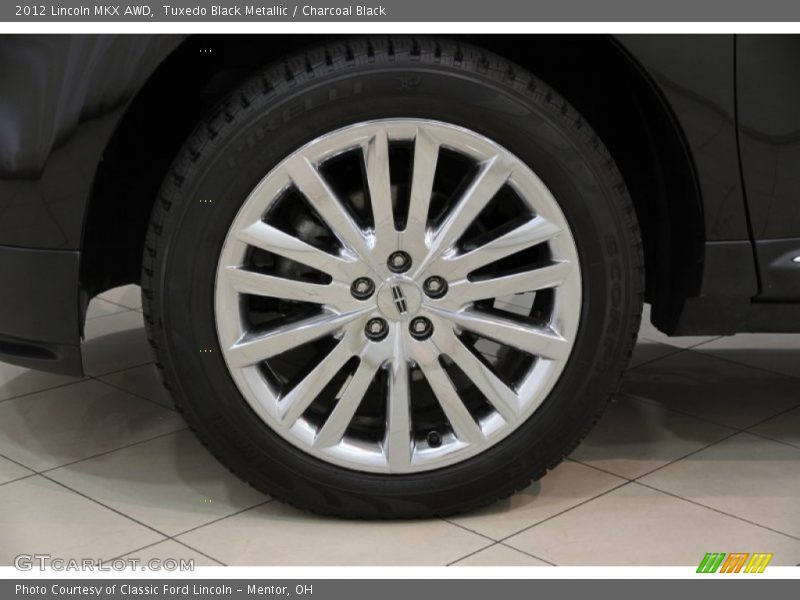 Tuxedo Black Metallic / Charcoal Black 2012 Lincoln MKX AWD