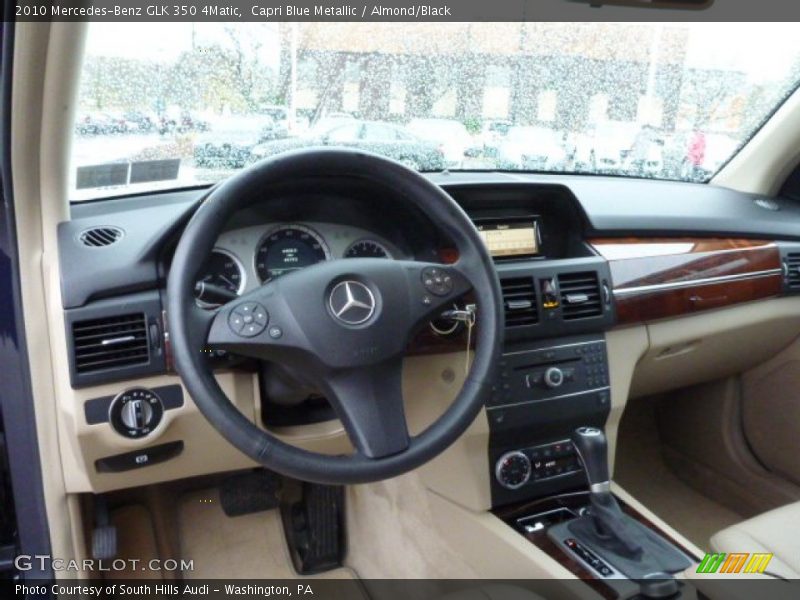 Capri Blue Metallic / Almond/Black 2010 Mercedes-Benz GLK 350 4Matic