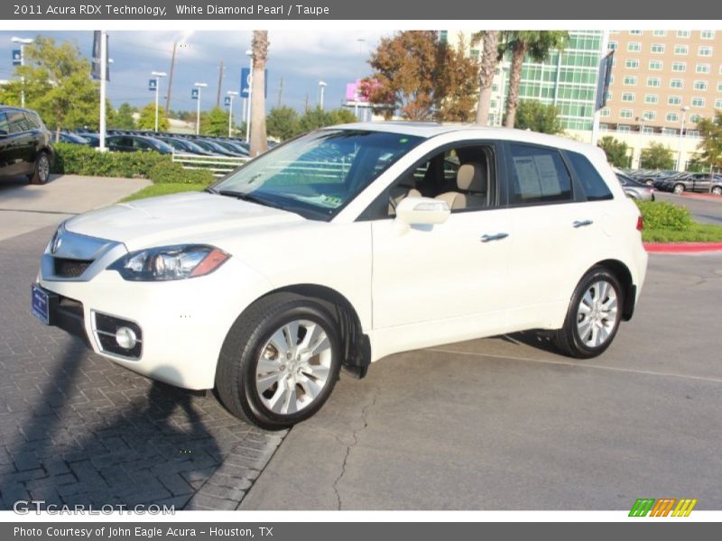 White Diamond Pearl / Taupe 2011 Acura RDX Technology