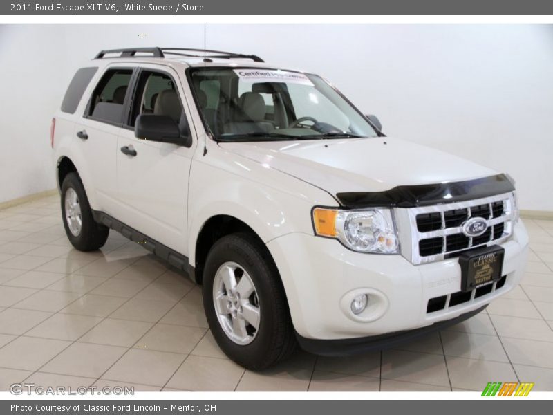 White Suede / Stone 2011 Ford Escape XLT V6