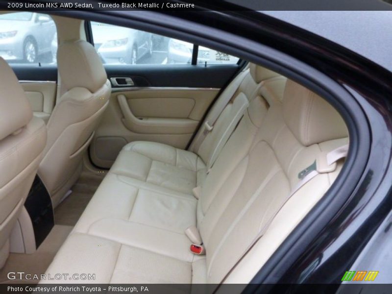 Tuxedo Black Metallic / Cashmere 2009 Lincoln MKS AWD Sedan