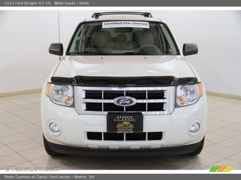 White Suede / Stone 2011 Ford Escape XLT V6