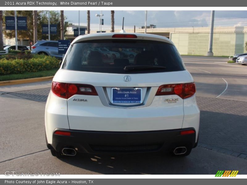 White Diamond Pearl / Taupe 2011 Acura RDX Technology