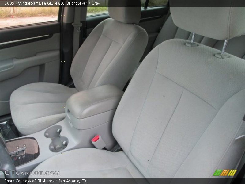 Bright Silver / Gray 2009 Hyundai Santa Fe GLS 4WD