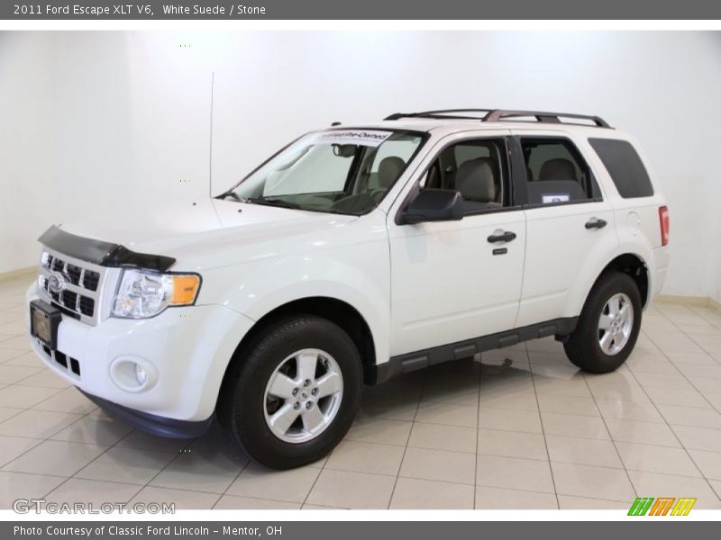 White Suede / Stone 2011 Ford Escape XLT V6