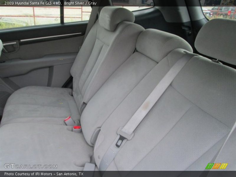 Bright Silver / Gray 2009 Hyundai Santa Fe GLS 4WD