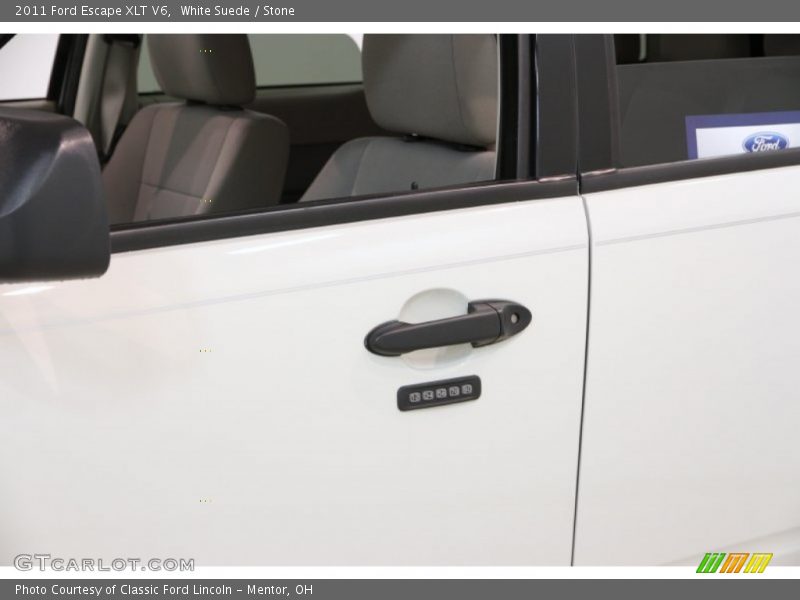 White Suede / Stone 2011 Ford Escape XLT V6