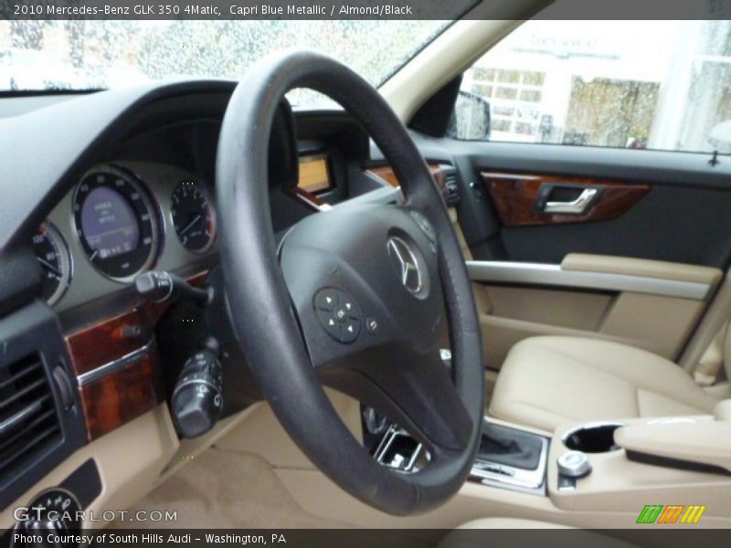 Capri Blue Metallic / Almond/Black 2010 Mercedes-Benz GLK 350 4Matic