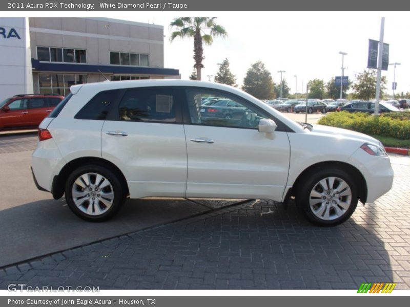 White Diamond Pearl / Taupe 2011 Acura RDX Technology