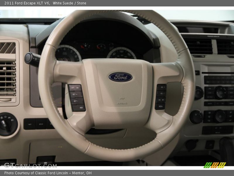 White Suede / Stone 2011 Ford Escape XLT V6