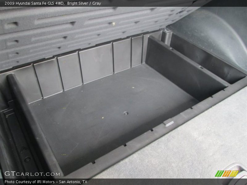 Bright Silver / Gray 2009 Hyundai Santa Fe GLS 4WD