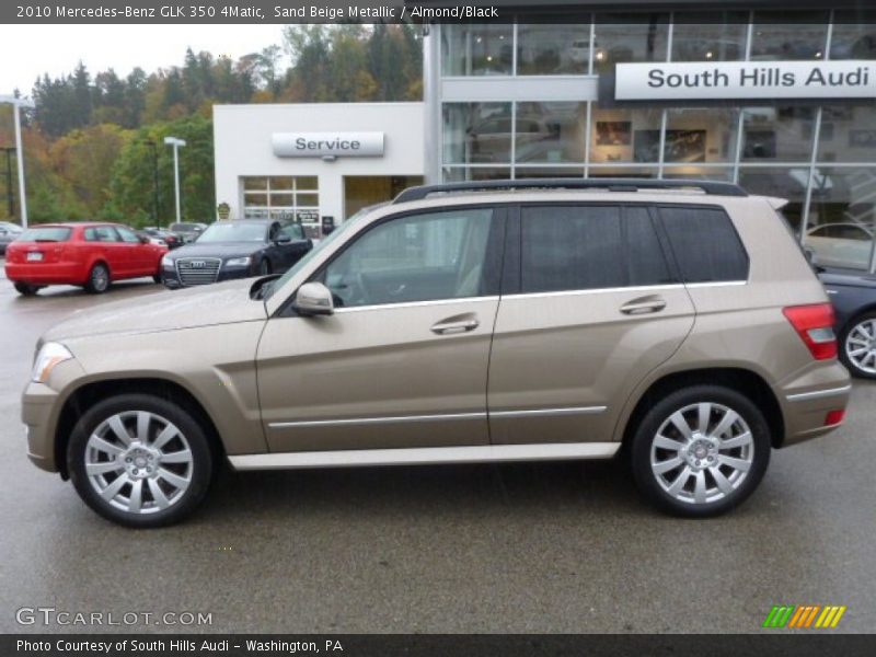 Sand Beige Metallic / Almond/Black 2010 Mercedes-Benz GLK 350 4Matic