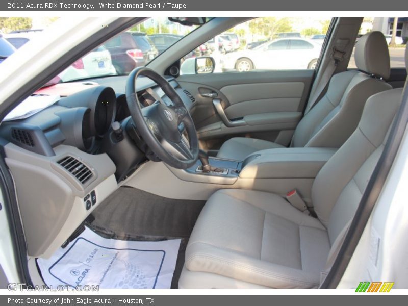 White Diamond Pearl / Taupe 2011 Acura RDX Technology